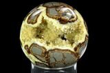 Crystal Filled, Polished Septarian Sphere - Utah #123842-1